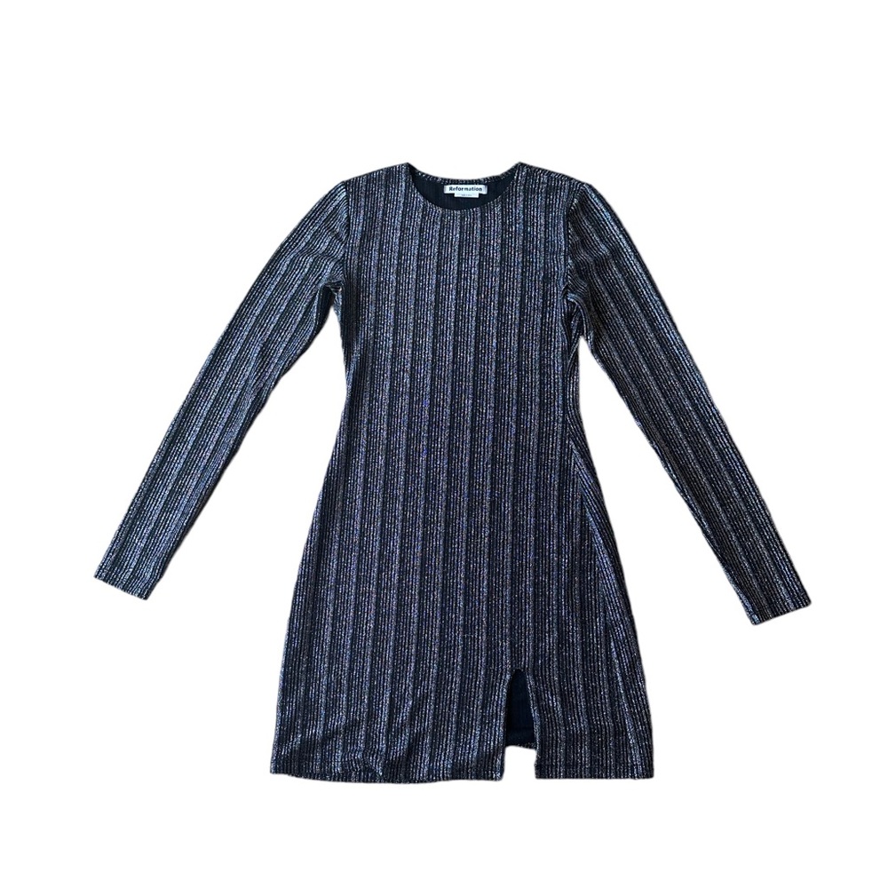 Reformation sparkle mini dress